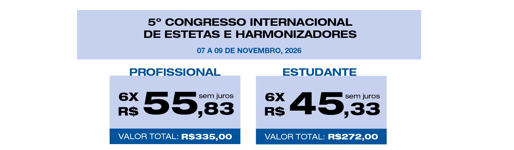 5º CONGRESSO INTERNACIONAL DE ESTETAS E HARMONIZADORES